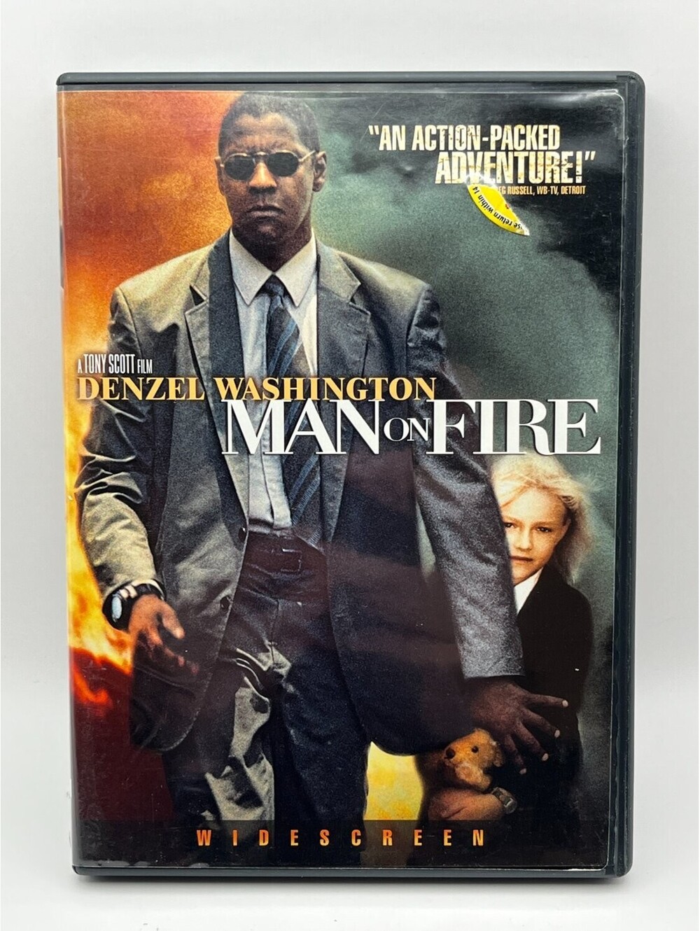 Man on Fire DVD Widescreen Edition Denzel Washington 2004 Action & Tony Scott